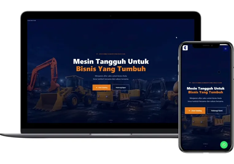 Website Restex Machinery Construction